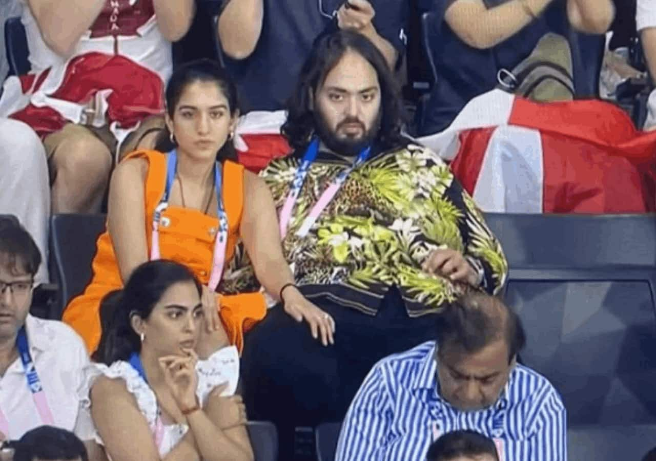 Newlyweds Anant Ambani, Radhika Merchant spotted with Isha Ambani, Mukesh Ambani; get dhol-bajaa entry at India House in Paris [WATCH]