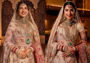 Bride Radhika Merchant's first pics out, Anant Ambani's wife looks every bit like a royal princess in Anu Jani Sandeep Khosla ensemble [View Pics]