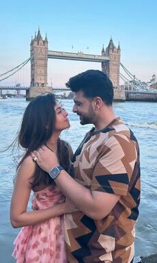 लंदन में रोमांटिक होते दिखे बिग बॉस 15 के क्यूट कपल तेजस्वी प्रकाश और करण कुंद्रा