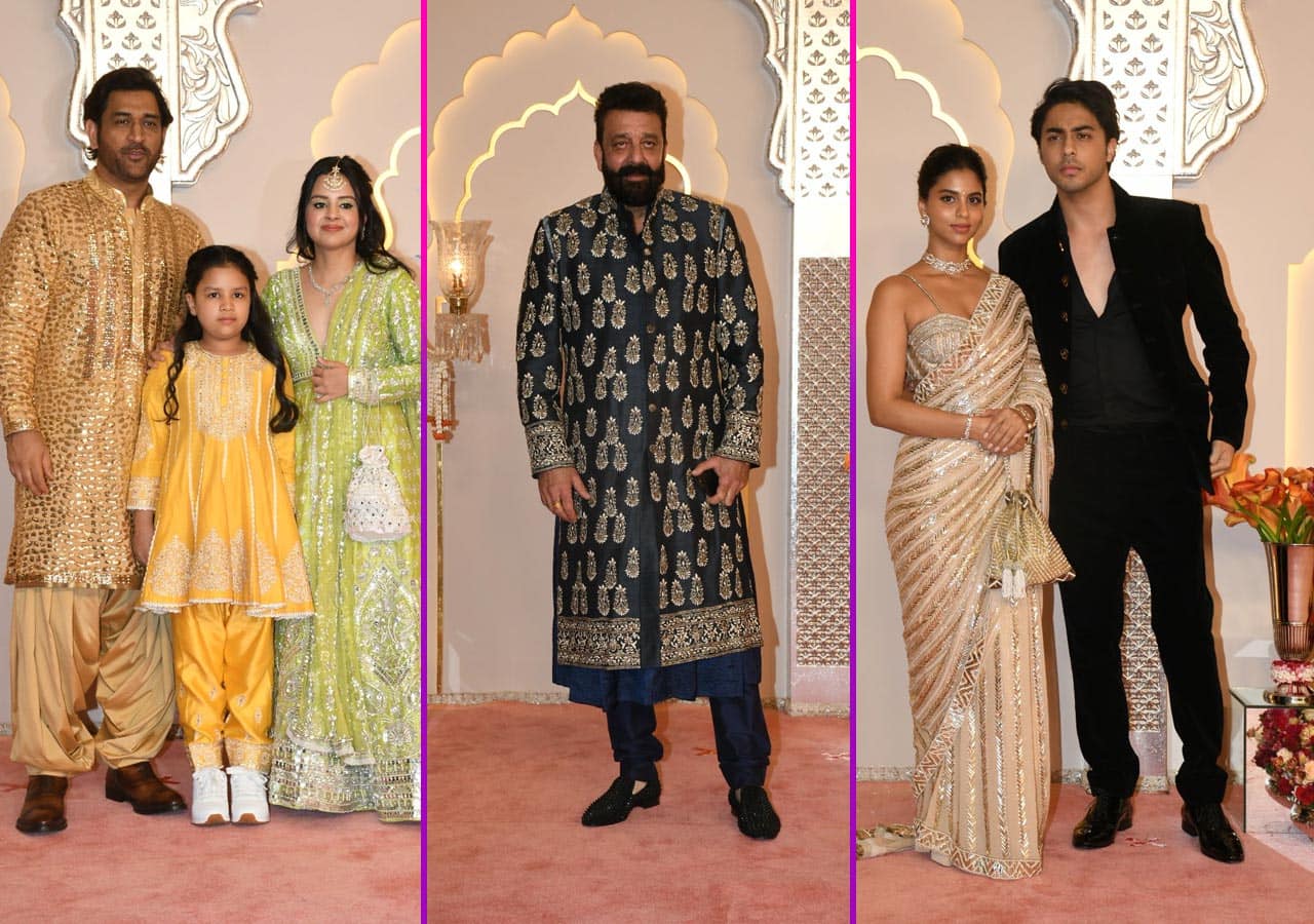 Anant Ambani and Radhika Merchant wedding: Aryan Khan, MS Dhoni, Sanjay Dutt and more uber hot men  steal the show