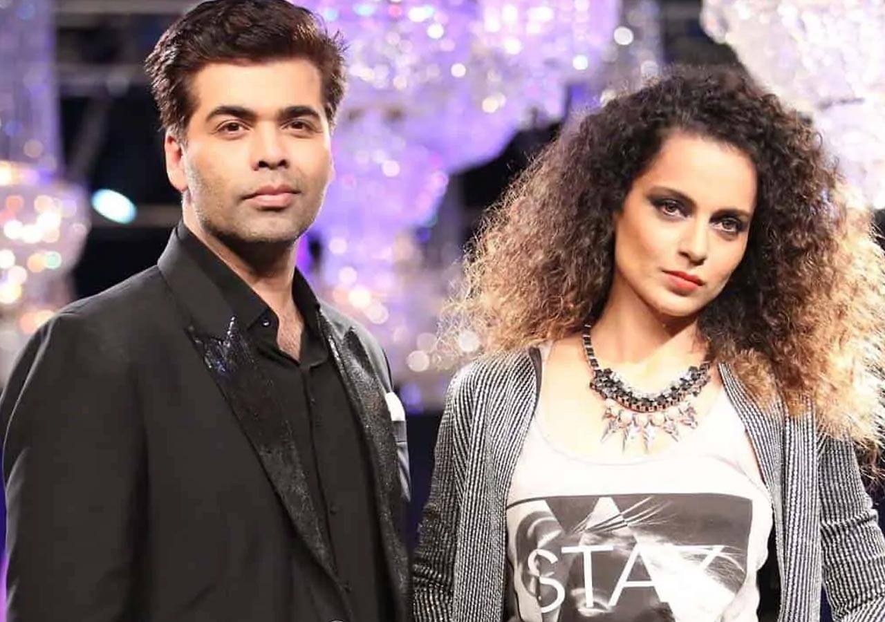 Karan Johar and Kangana Ranaut