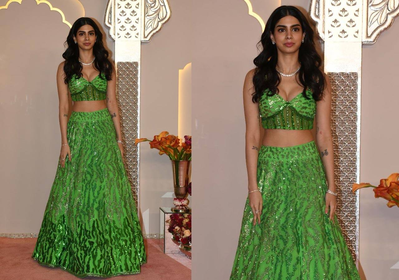 Anant Ambani, Radhika Merchant wedding: Khushi Kapoor wins hearts with green outfit
