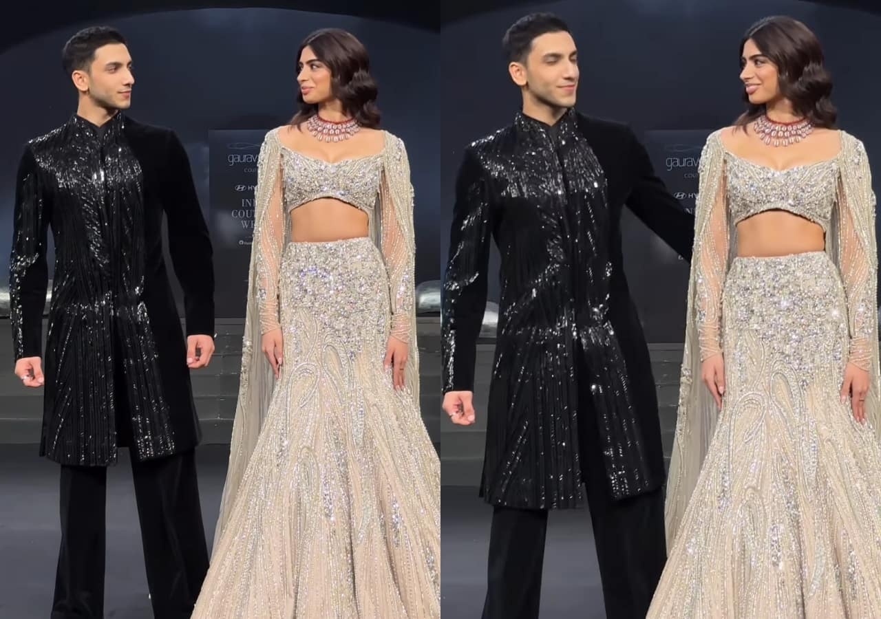 Khushi Kapoor and Vedang Raina make their relationship official? Can’t keep eyes off each other as they walk the ramp together