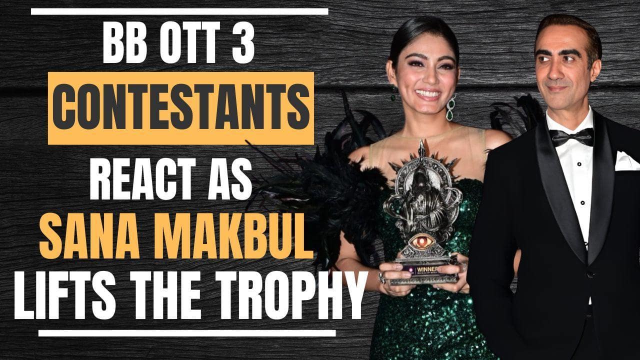 Naezy, Ranvir Shorey and other contestants REACT on Sana Makbul winning the trophy [Video]