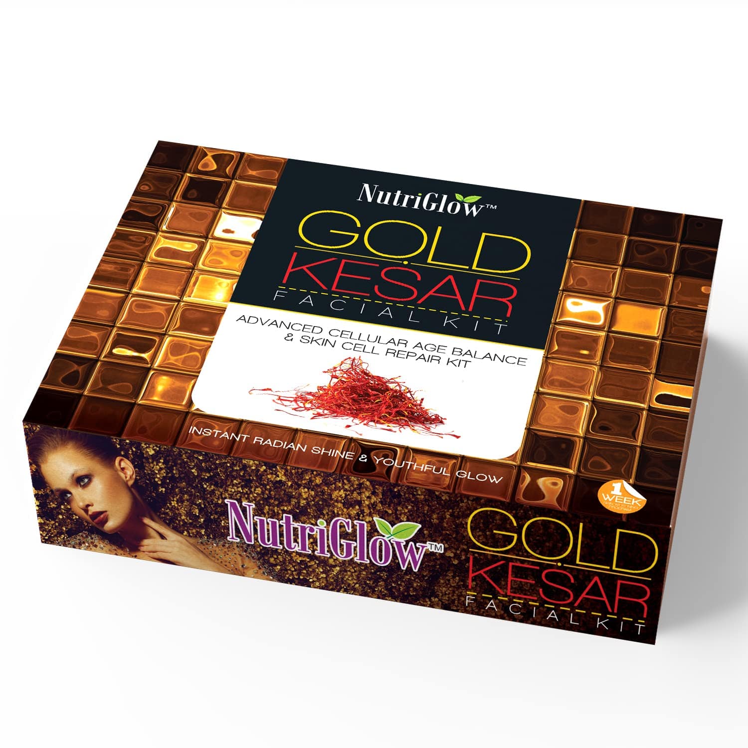 NutriGlow Gold Kesar Facial Kit for Women