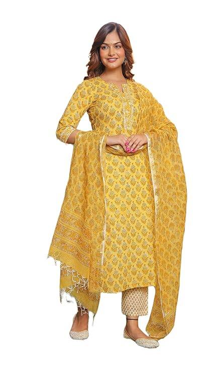 Alvami Women Printed Straight Kurta