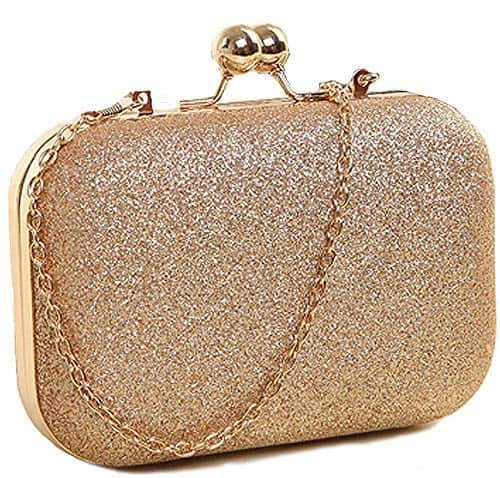 TOOBA Women's Handicraft Beautiful Bling Box Clutch Bag