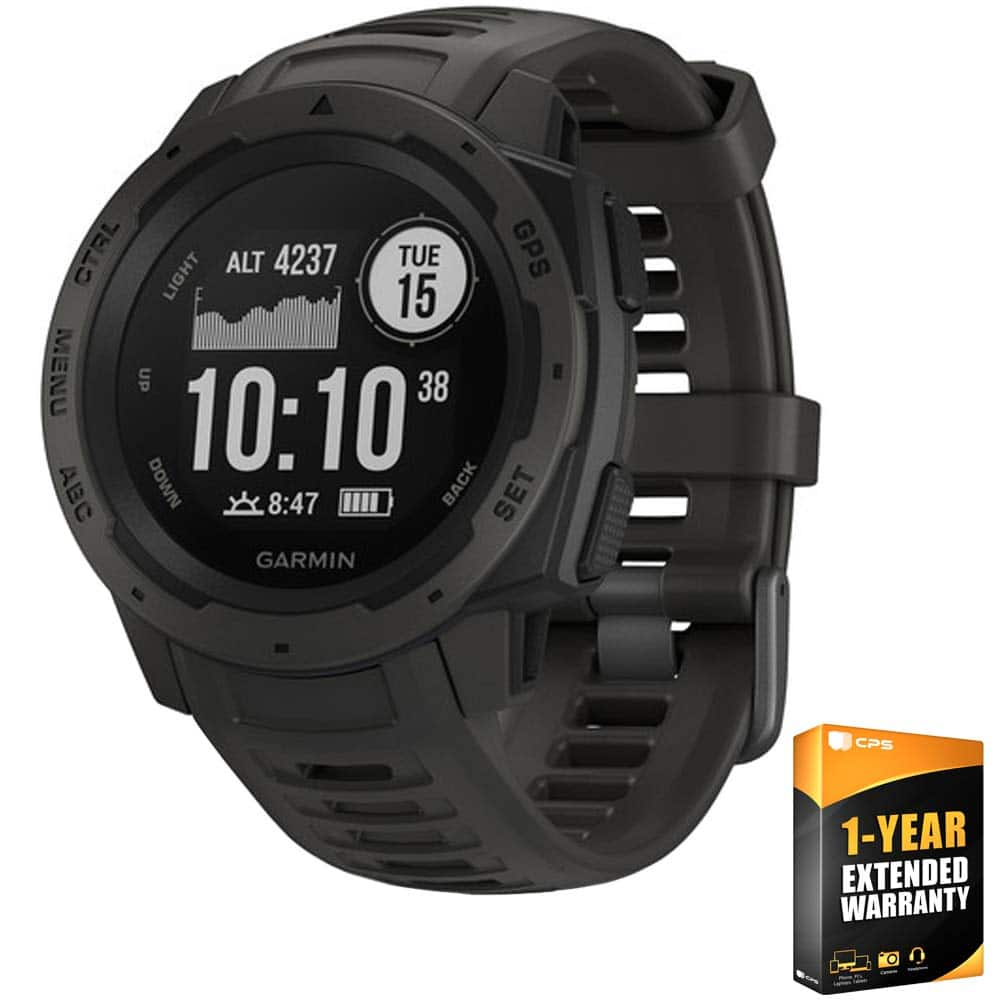 Garmin Instinct, Rugged Outdoor Smart Watch with GPS