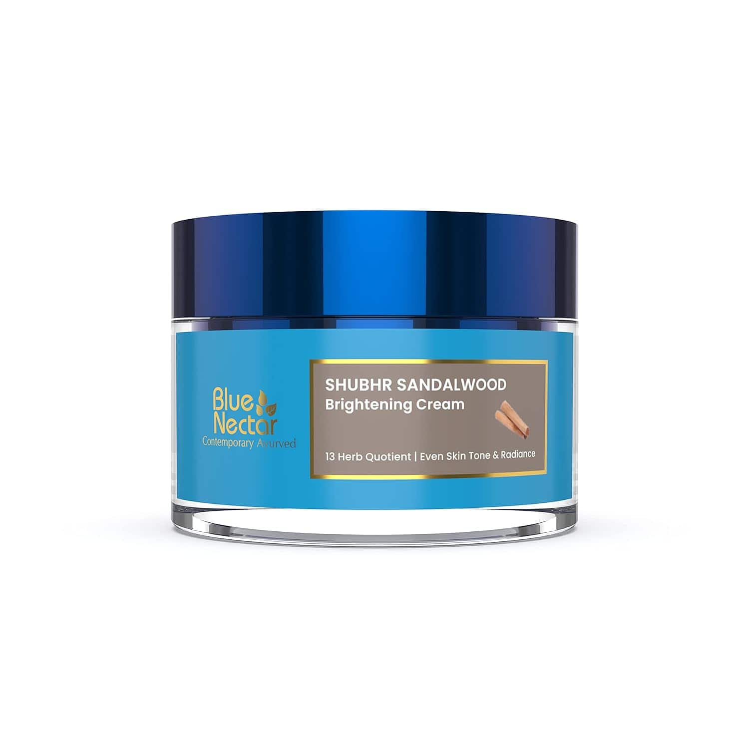 Blue Nectar Ayurvedic Sandalwood Radiance and Skin Brightening Cream 