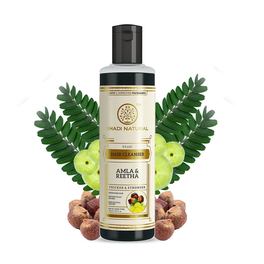 Champú para controlar la caída del cabello Khadi Naturals