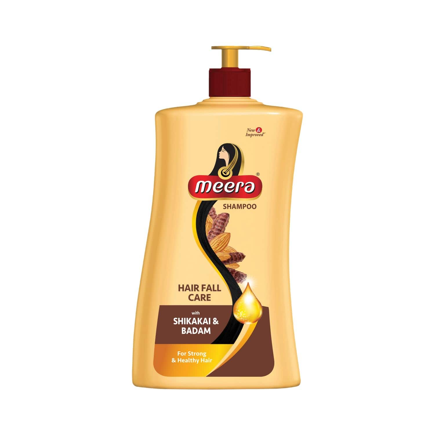 Meera Hairfall Care Shampoo, Goodness Of Shikakai 