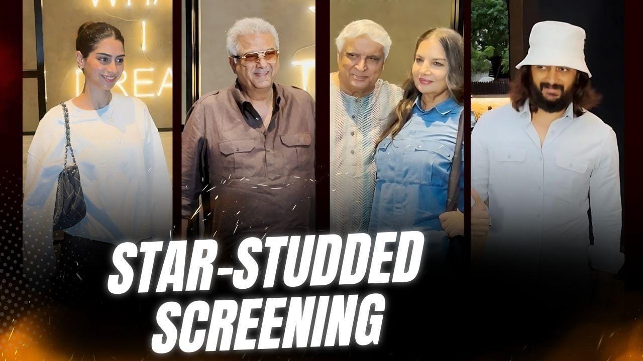 Angry Young Men Screening: Salim Khan, Javed Akhtar, Shabana Azmi And ...