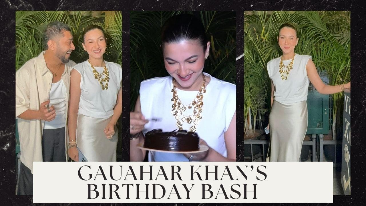 Gauahar Khan rings in her birthday with Paparazzi; cuts cake in style [Video]