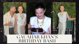 Gauahar Khan rings in her birthday with paparazzi; cuts cake in style [Video]