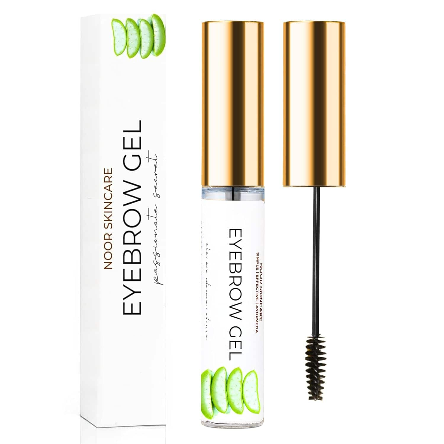 Noor Skincare Eyebrow Gel with Brush