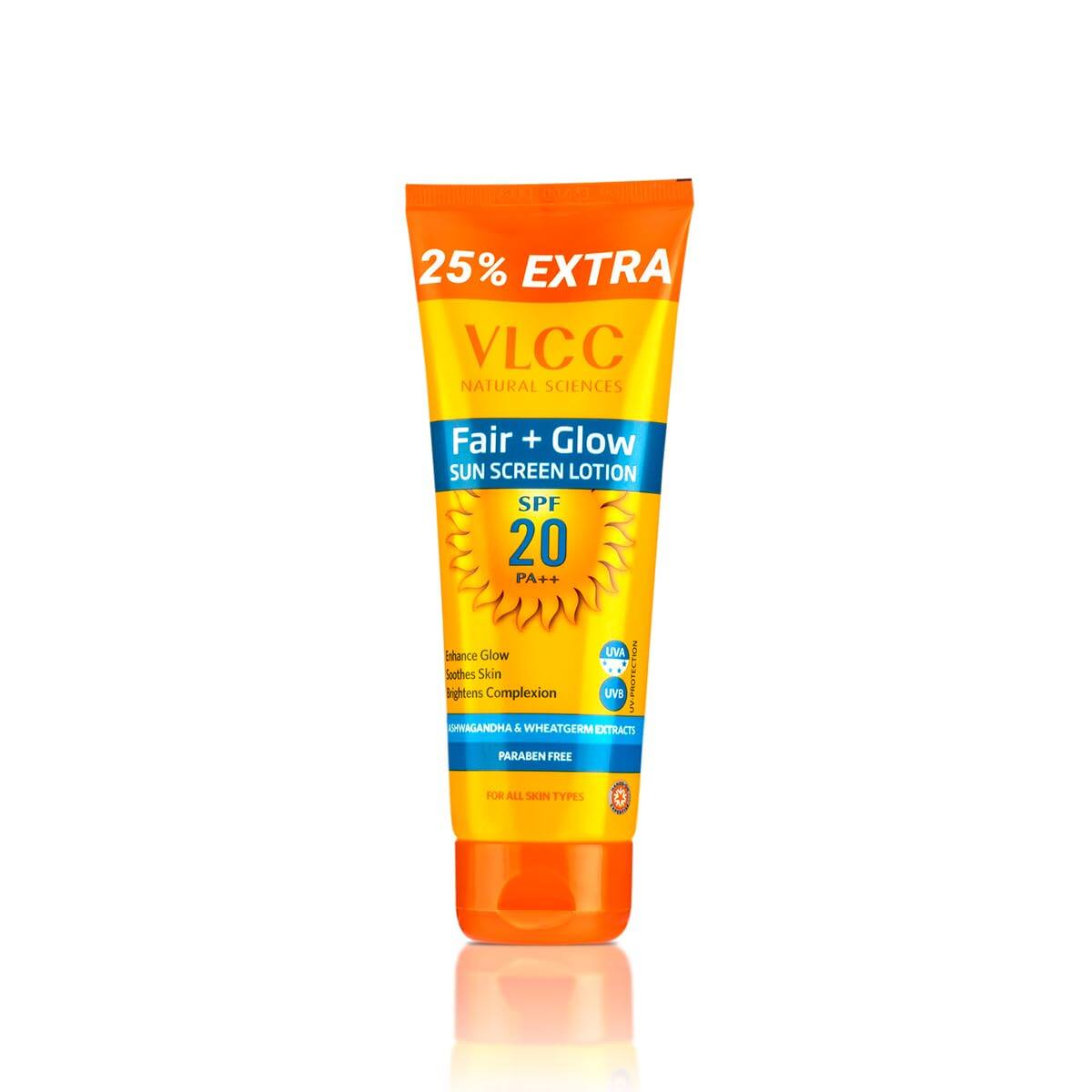 VLCC Fair Glow Sunscreen Lotion SPF 20