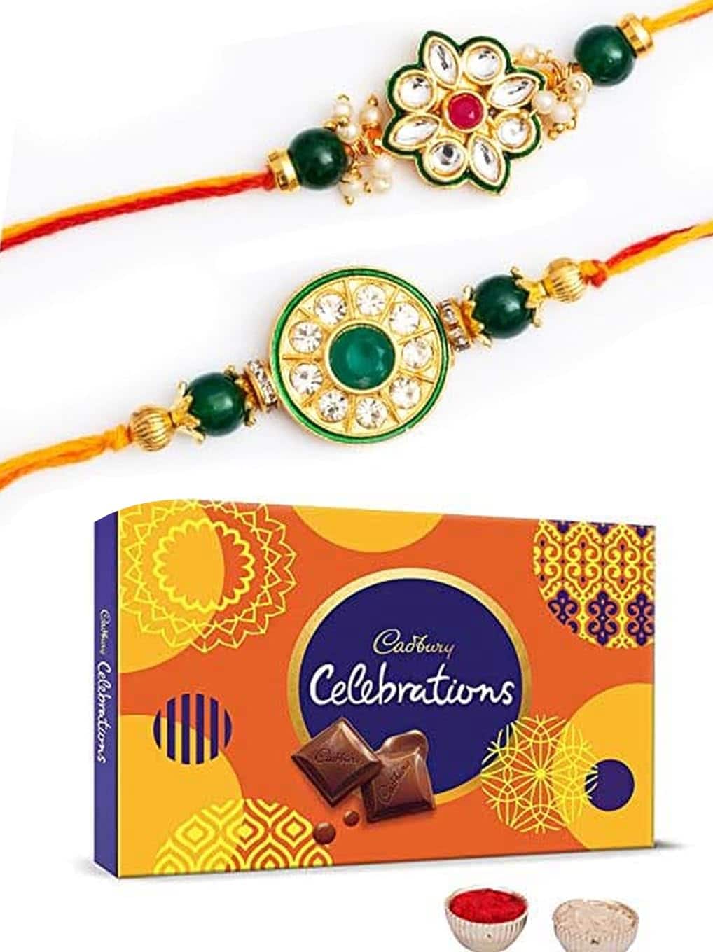 CraftVatika Combo Of 2 Rakhi Gifts For Brother