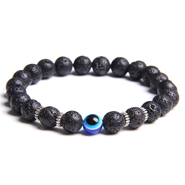 Hot And Bold Evil Eye Beads Triple Protection Nazaria Bracelet