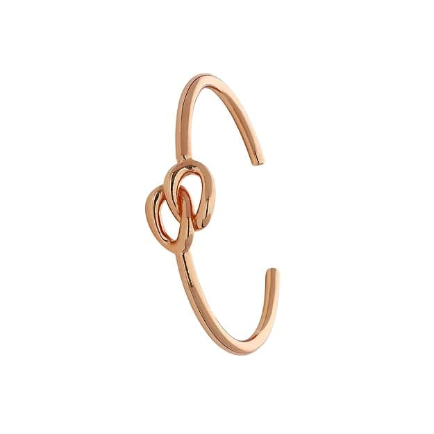 JIVAA'S Love Heart Knot Cuff Bracelet