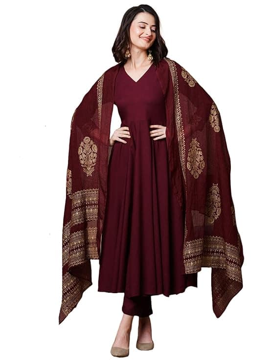 GoSriKi Women Kurta with Pant & Dupatta