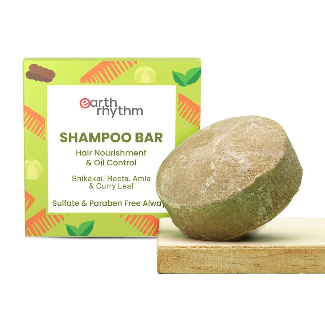 Earth Rhythm Shikakai Shampoo Bar