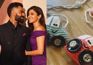 Anushka Sharma, Virat Kohli's kids Vamika and Akaay celebrate their first Raksha Bandhan together; actress shares glimpse of their cute rakhis