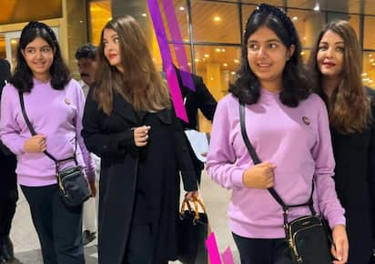 Aishwarya Rai Bachchan and Aaradhya arrive in Mumbai, netizens spot how  fast the little one is growing up