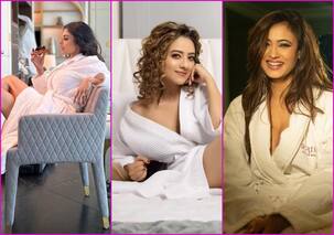 टीवी की इन 8 हसीनाओं ने सिर्फ बाथरोब पहन दिखाईं अपनी कातिल अदाएं, इस 'नागिन' एक्ट्रेस ने तो हिला डाला इंटरनेट