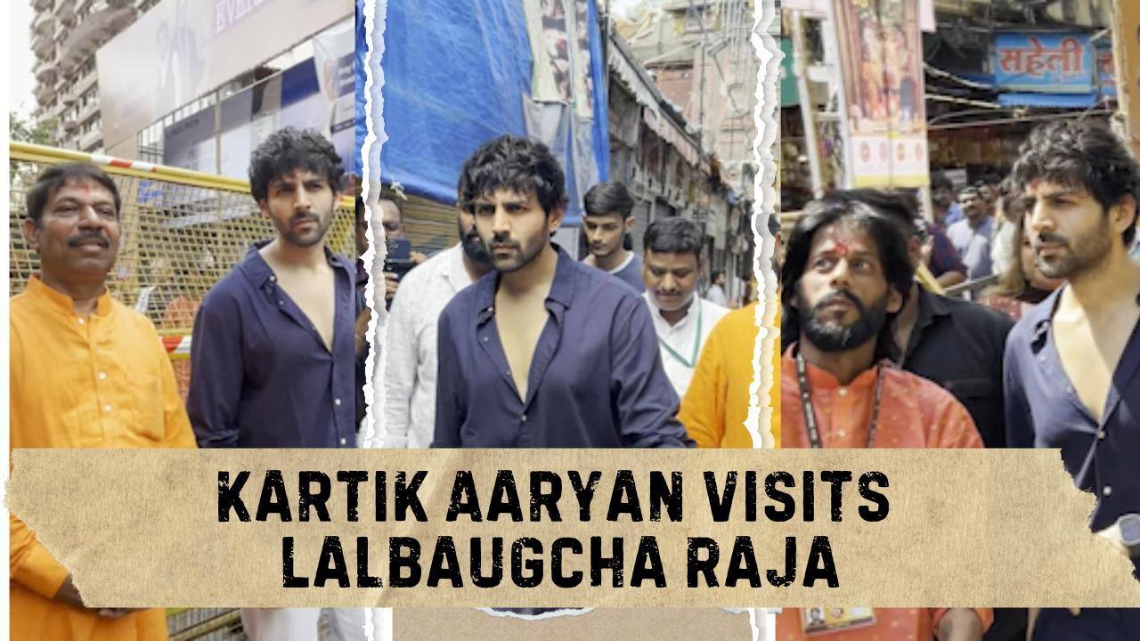 Ganesh Chaturthi 2024: Kartik Aaryan visits Lalbaugcha Raja [Video]