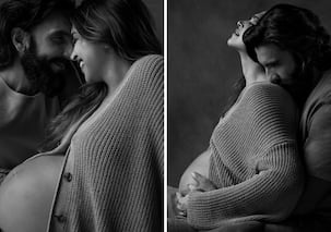 Deepika Padukone flaunts her full blown baby bump as she flirts with Ranveer Singh in pregnancy photo shoot [View Pics]