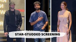 Yudhra Screening: Siddhant Chaturvedi and Raghav Juyal turn up the heat with their swag [Watch Video]