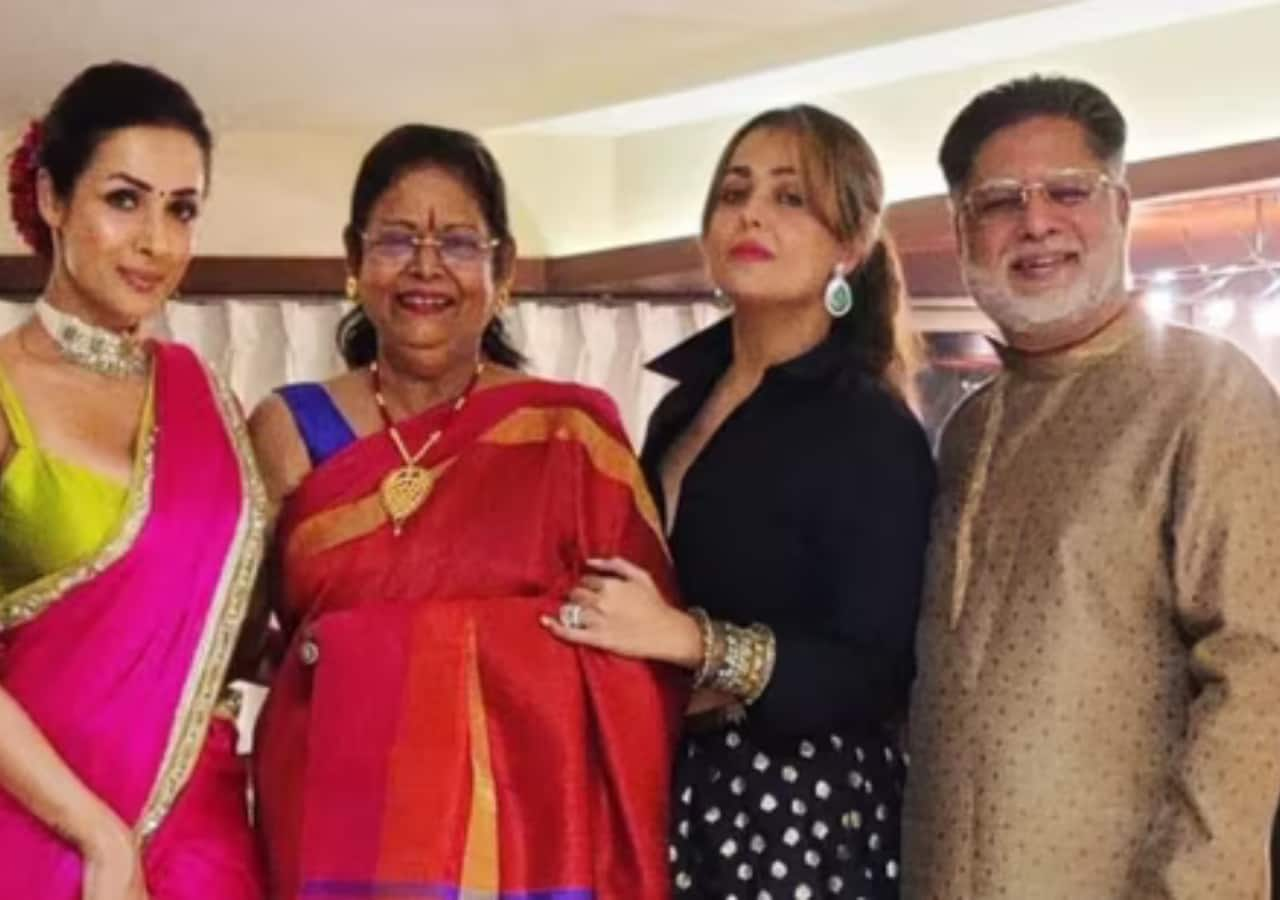 Malaika Arora and sister Amrita Arora visited mom and dad Anil Arora a night before his demise; video goes viral proving life is so uncertain