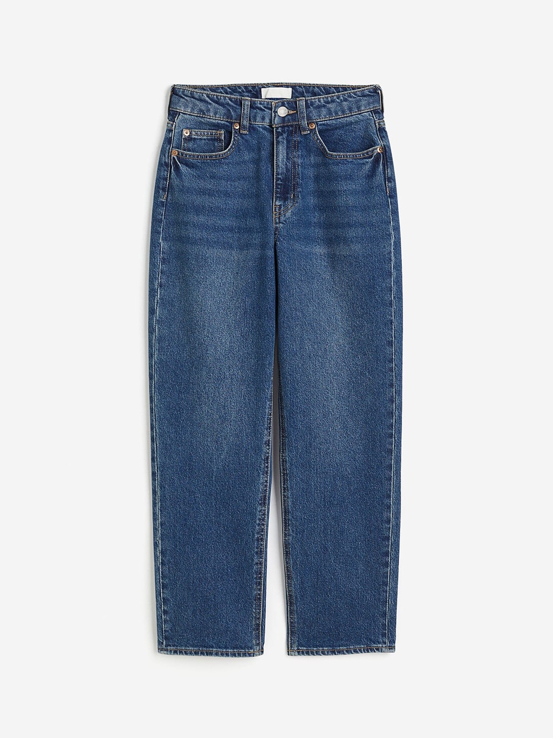 Slim-Fit Straight: H&M Women Slim Straight High Ankle Jeans