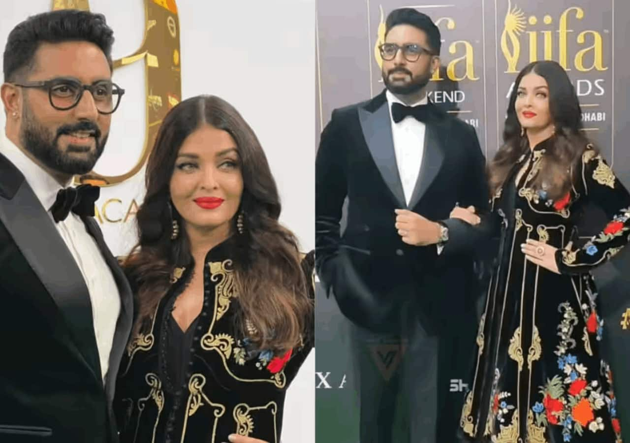 Abhishek Bachchan-Aishwarya Rai arrive hand-in-hand at IIFA amid divorce rumours, see pics