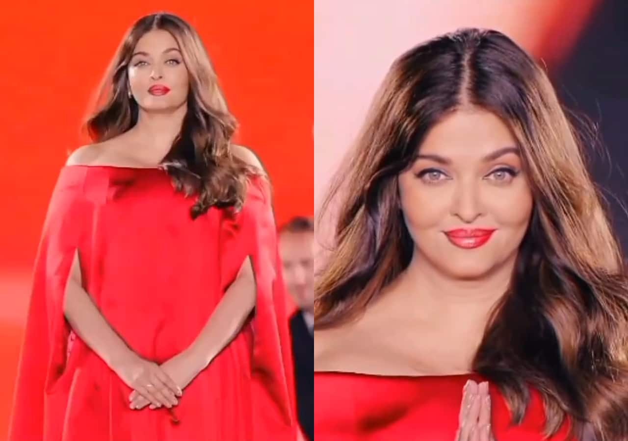 Paris Fashion Week Aishwarya Rai Bachchan dazzles in red on the ramp