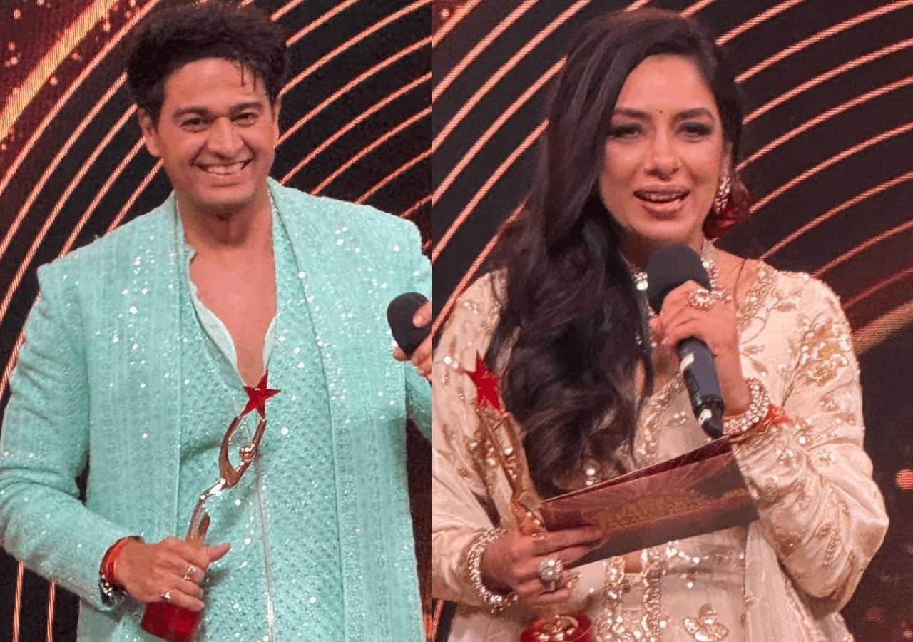 Star Parivaar Awards 2024: Video of Anupamaa stars Rupali Ganguly, Gaurav Khanna hugging post victory goes viral; fans call it 'rarest of rare' moment [Watch]