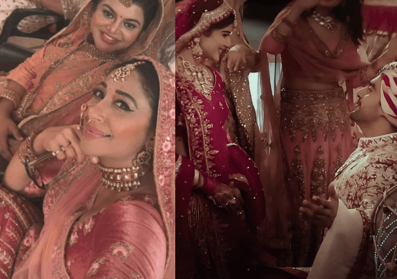 YRKKH: ¿Vidya asiste a la boda de Armaan y Abhira después de hacer berrinches? Las fotos de BTS se vuelven virales