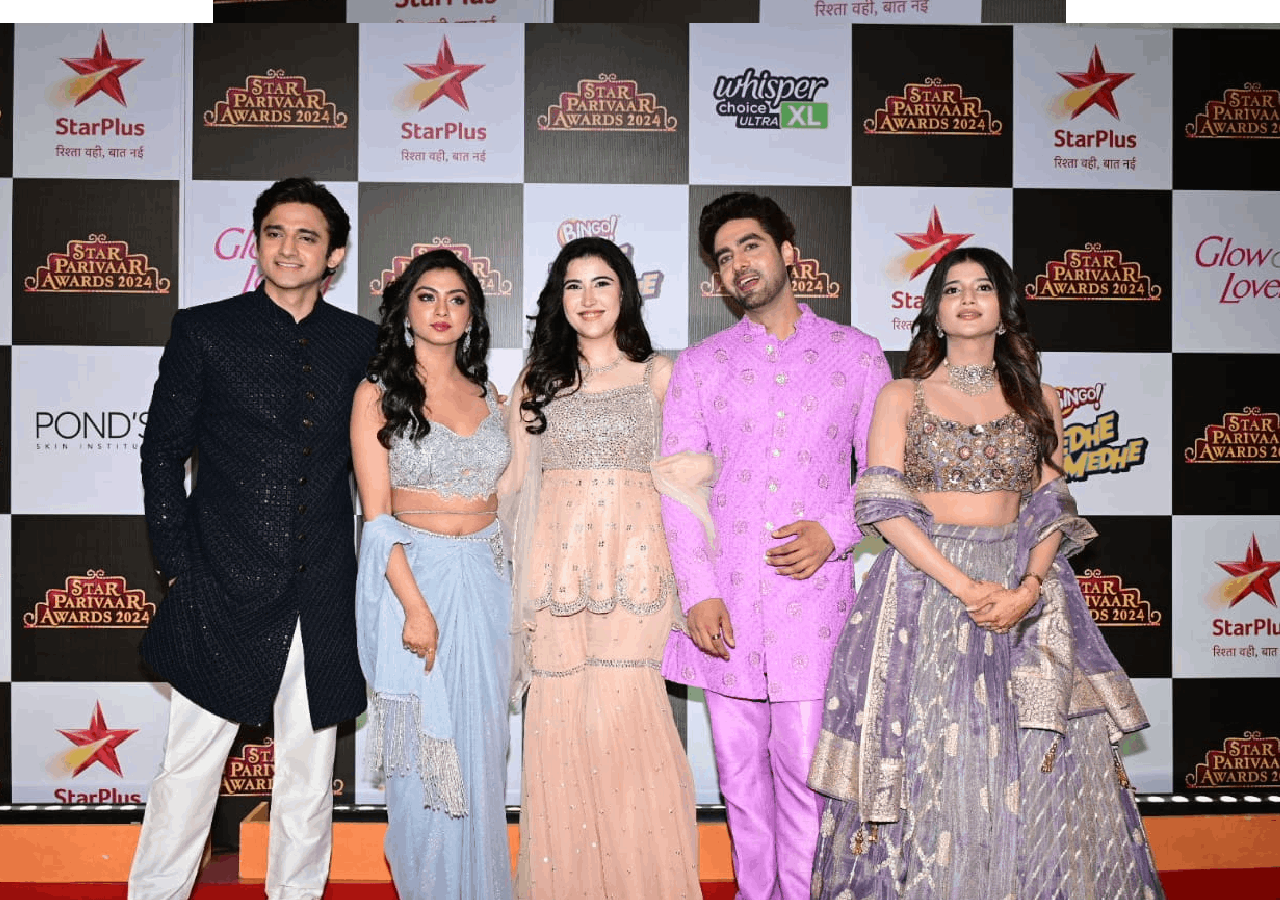 Star Parivaar Awards 2024 Rohit Purohit, Samridhii Shukla of YRKKH