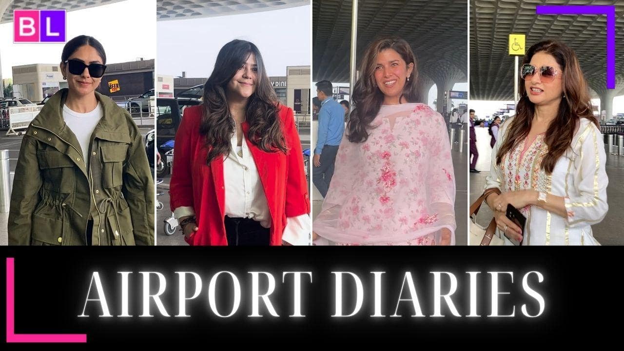 Nimrat Kaur, Mrunal Thakur and others bring glamour to the airport [Watch Video]