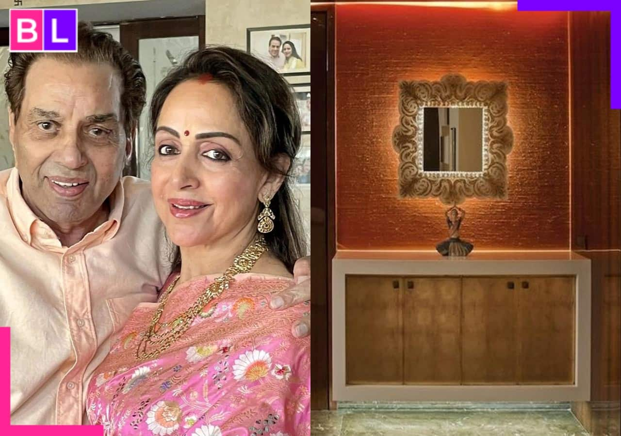 Inside pics of Hema Malini's Mumbai home: Antique collection in living ...