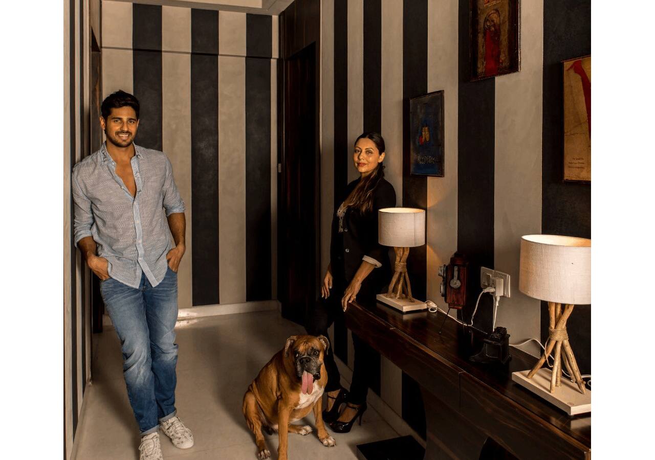 Sidharth Malhotra's home enterence