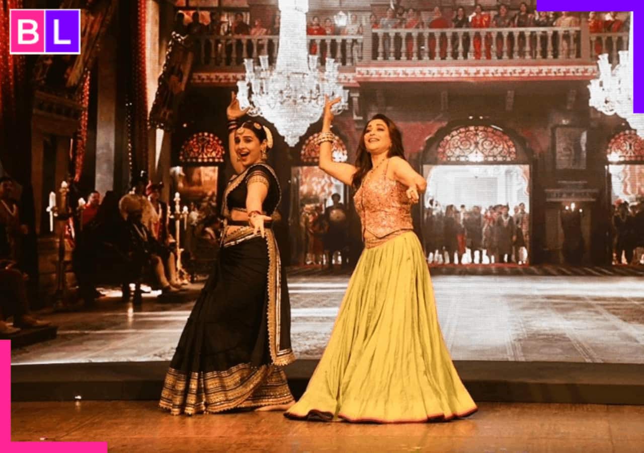 Bhool Bhulaiyaa 3 star Vidya Balan gracefully dances with Madhuri Dixit despite falling [VIDEO]