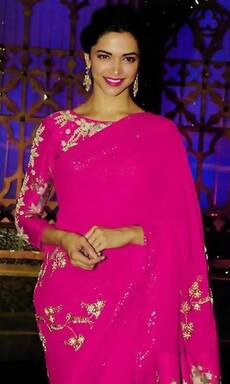 Katrina Kaif to Deepika Padukone: Top 10 actresses inspired pink sarees for Diwali puja