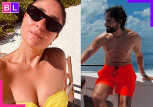 Kareena Kapoor Khan drops bold and beautiful bikini pics from beach holiday, Saif poses shirtless