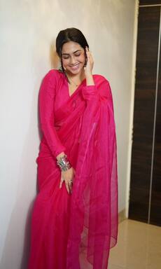 Reem Shaikh's classy yet comfortable sarees are a must have for this festive season