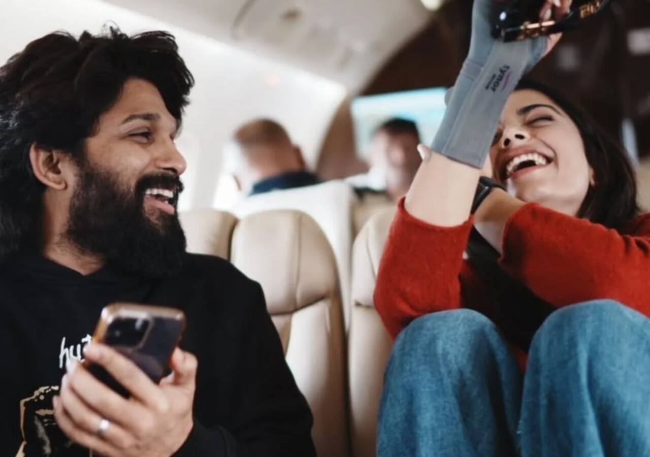 Allu Arjun Rashmika Mandanna photo