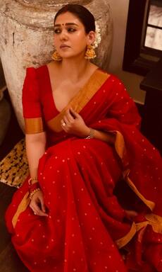 वेडिंग सीजन में चार चांद लगाएगा Nayanthara का साड़ी लुक, आप भी करें ट्राई