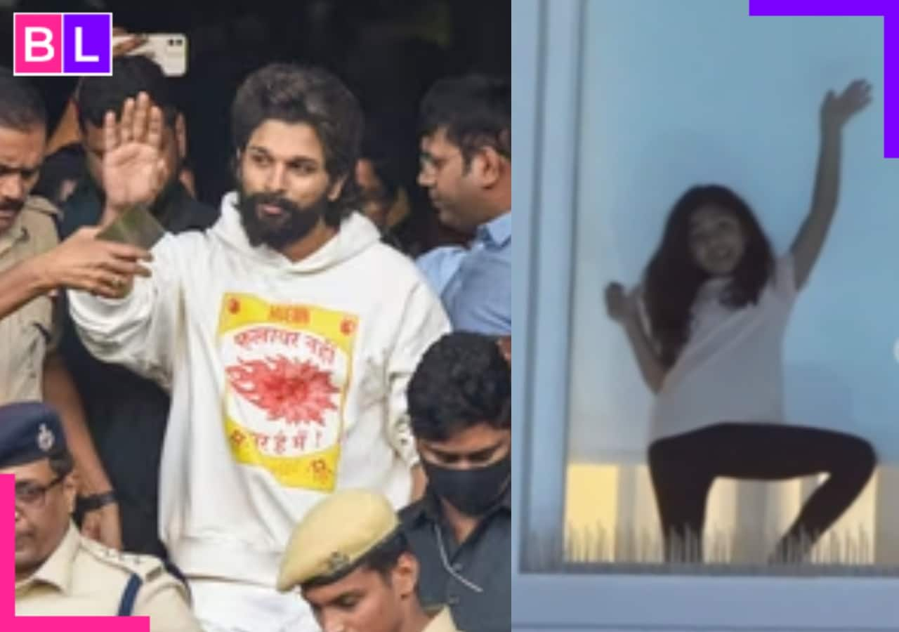 Pushpa 2 star’s daughter Allu Arha happily welcomes him home after bail [Watch video]