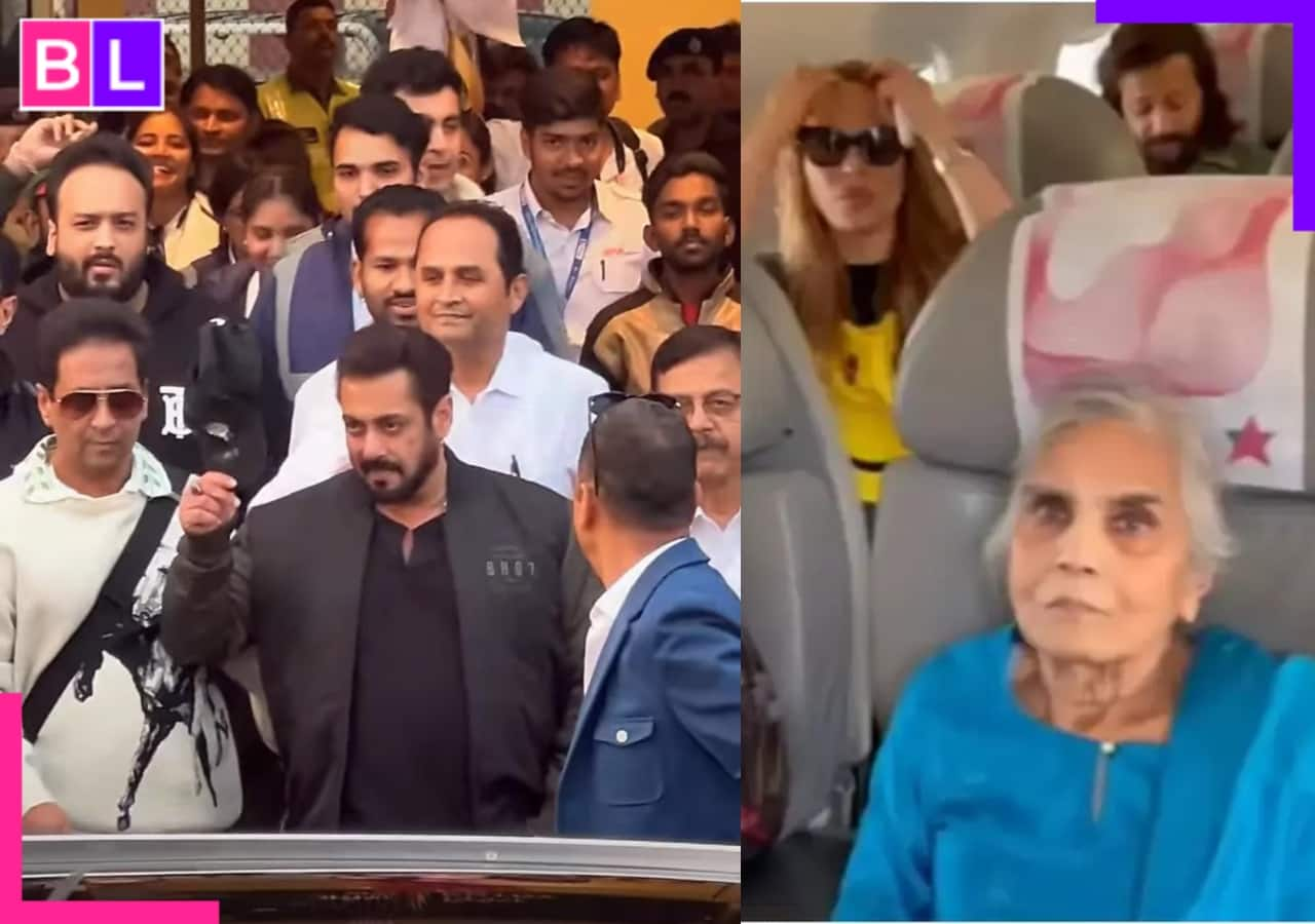 Salman Khan lands in Jamnagar with family to celebrate 59th birthday, rumoured girlfriend Iulia Vantur joins in