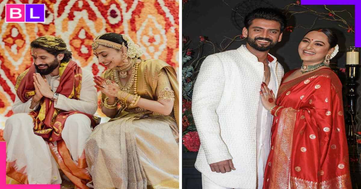 Sobhita Dhulipala-Naga Chaitanya, Sonakshi-Zaheer and more celebs who got married in 2024 Sobhita Dhulipala-Naga Chaitanya, Sonakshi-Zaheer and more celebs who got married in 2024